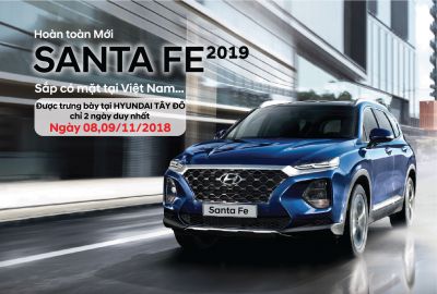 SANTAFE 2019 SẮP CÓ MẶT TẠI VIỆT NAM