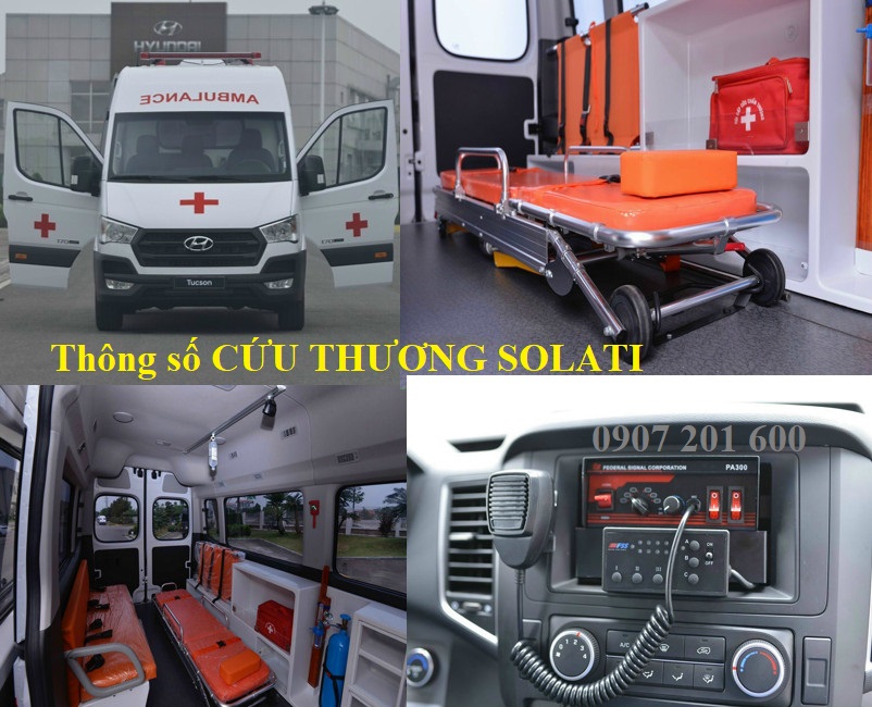 THÔNG SỐ KĨ THUẬT VÀ GIÁ BÁN XE CỨU THƯƠNG SOLATI NHƯ THẾ NÀO?